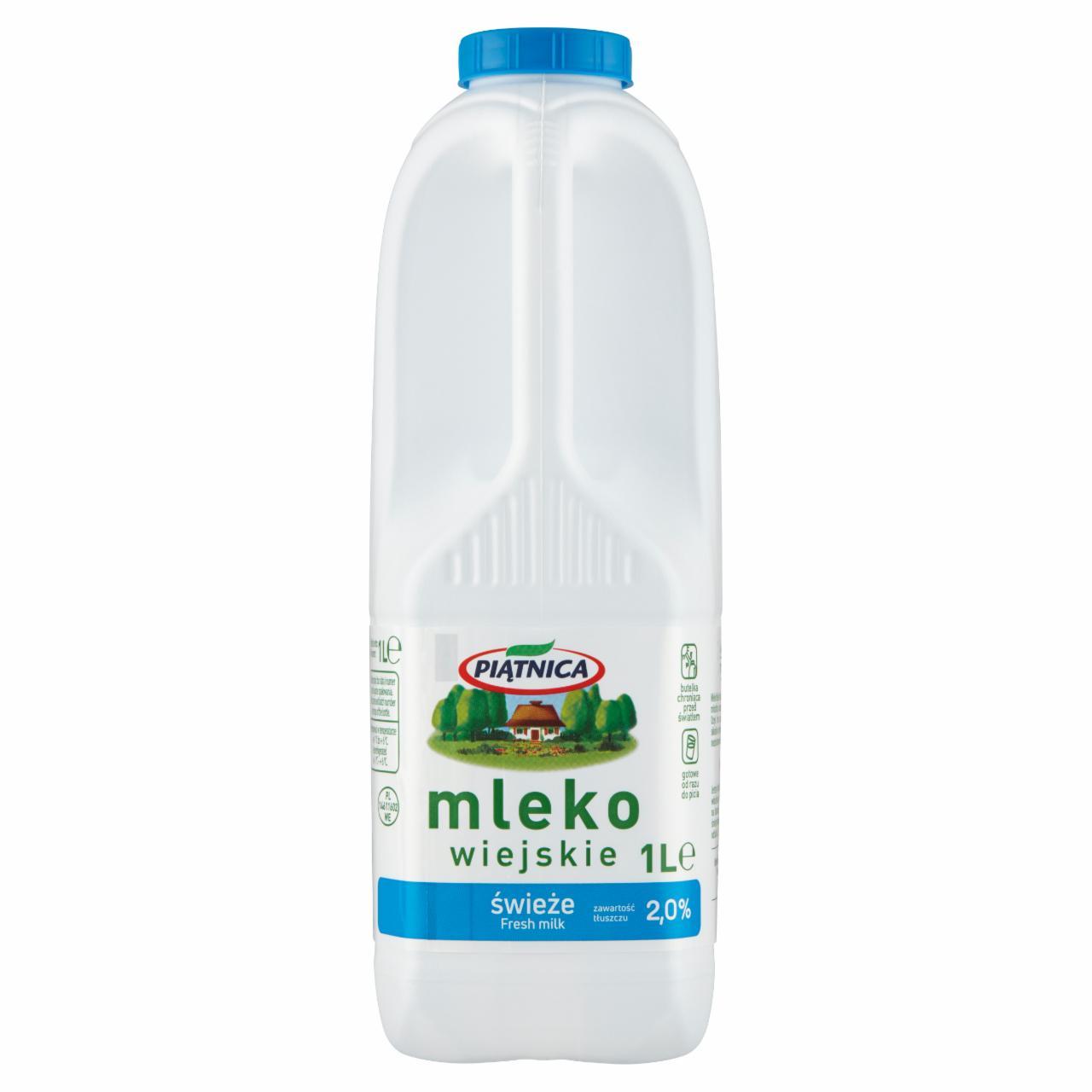 Zdjęcia - Mleko wiejskie świeże 2,0% Piątnica
