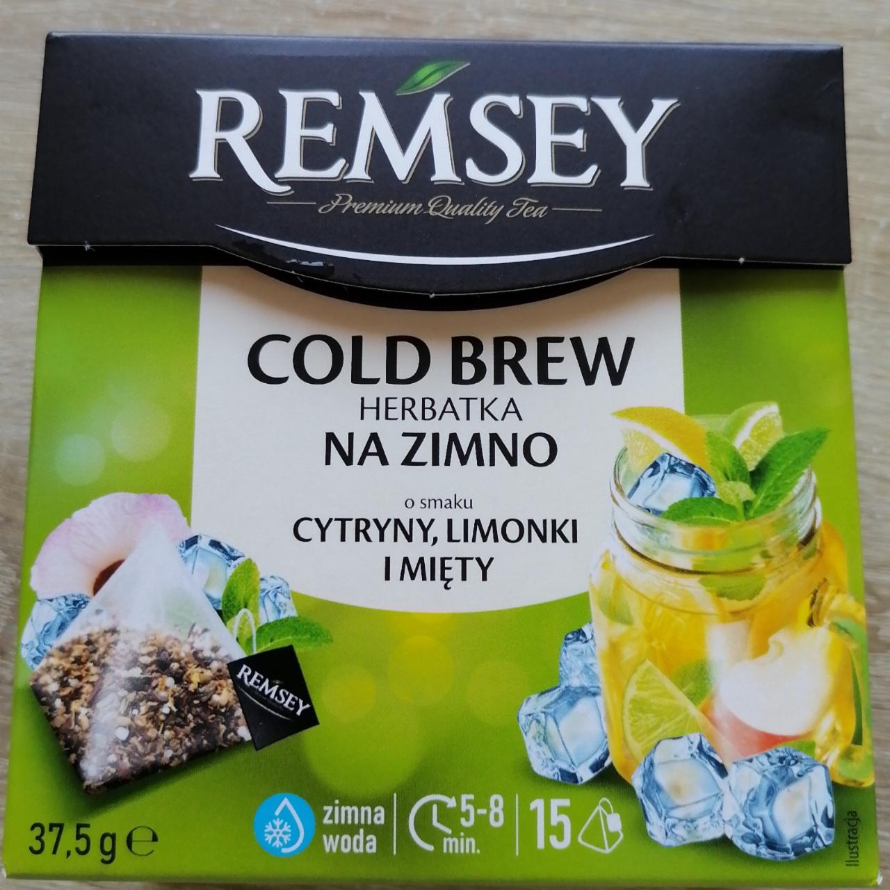 Zdjęcia - Cold brew na zimno cytryny limonki i mięty Remsey