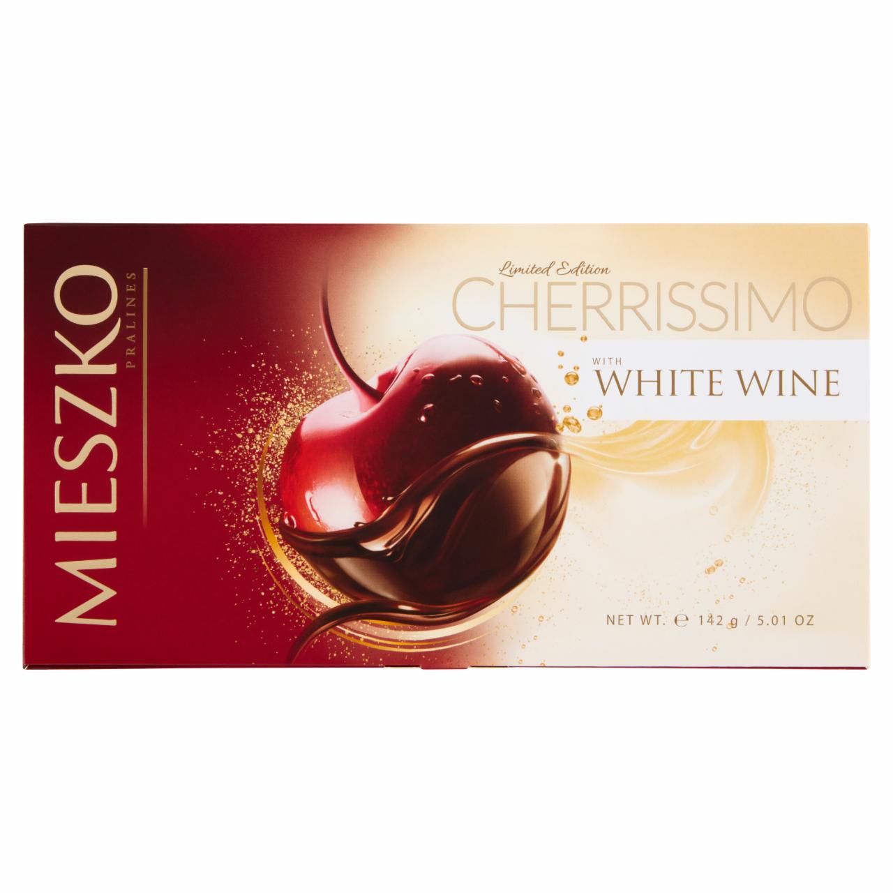 Zdjęcia - Mieszko Cherrissimo Praliny z wiśnią w alkoholu z dodatkiem białego wina 142 g