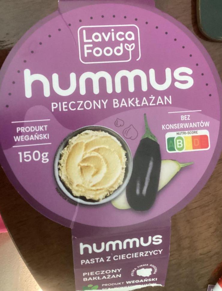 Zdjęcia - Hummus z pieczonego bakłażana Lavica Food