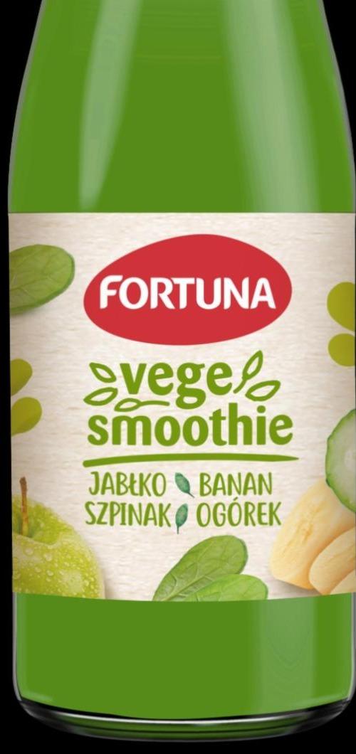 Zdjęcia - VEGAN Fortuna Vege smoothie Jabłko, banan, szpinak, ogórek