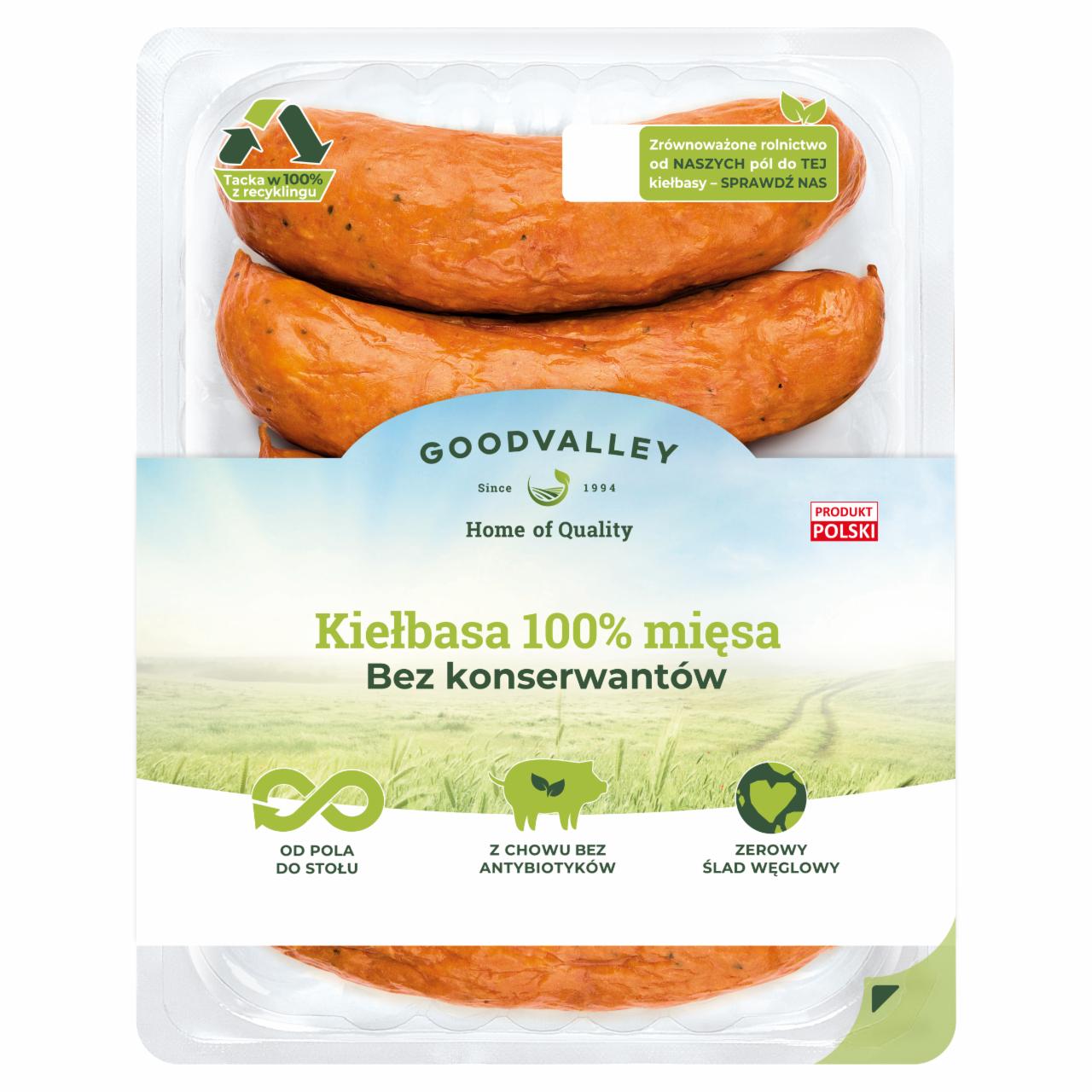 Zdjęcia - Goodvalley Kiełbasa 100% mięsa 400 g