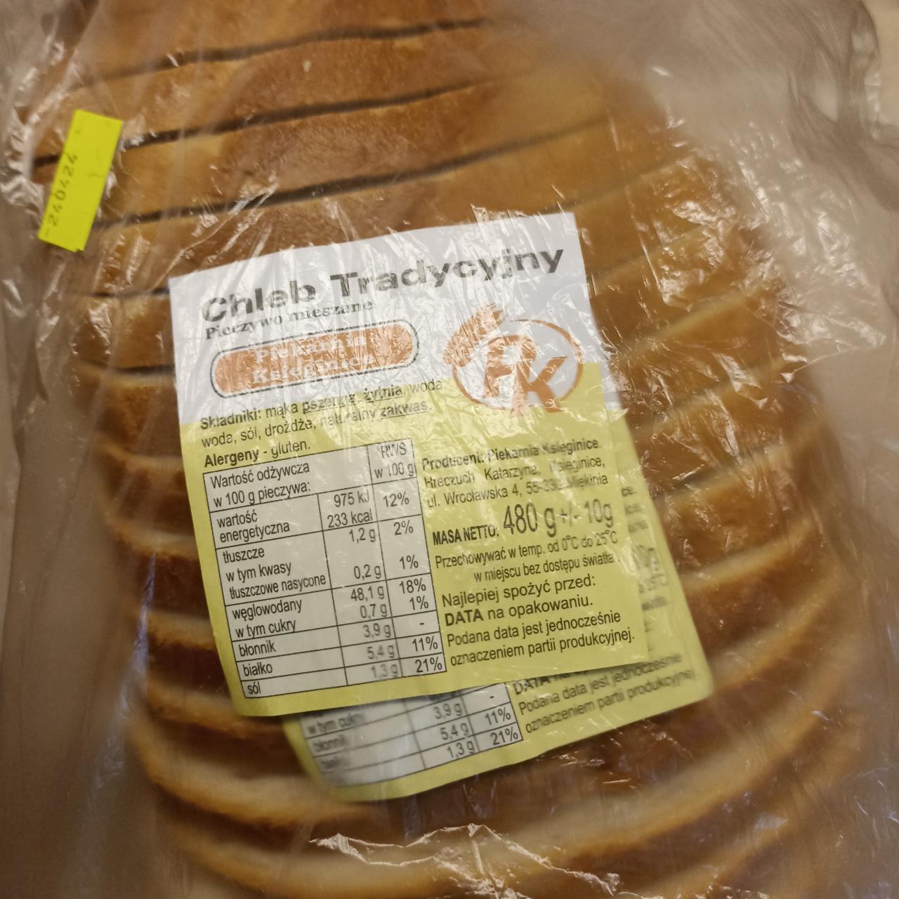 Zdjęcia - Chleb tradycyjny Piekarnia Księginice