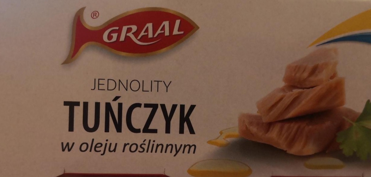 Zdjęcia - Graal Jednolity tuńczyk w oleju roślinnym 240 g (3 x 80 g)