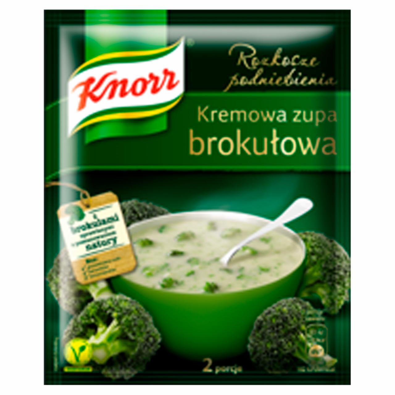 Zdjęcia - Knorr Rozkosze podniebienia Kremowa zupa brokułowa 50 g