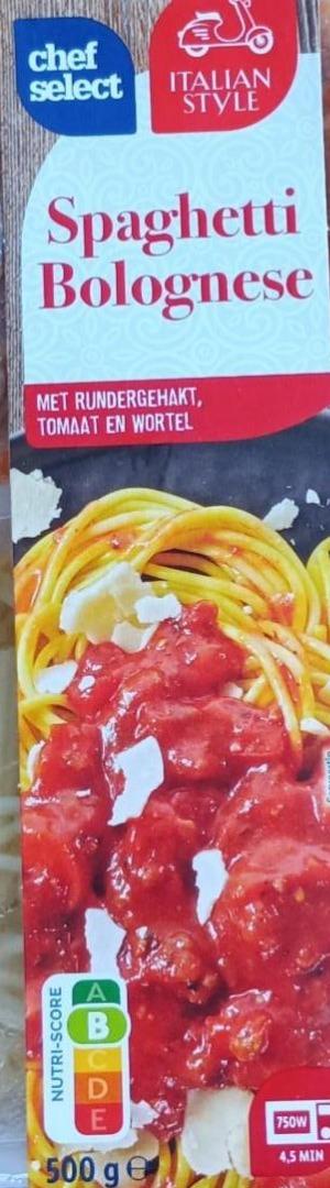 Zdjęcia - Spaghetti bolognese italian style Chef select