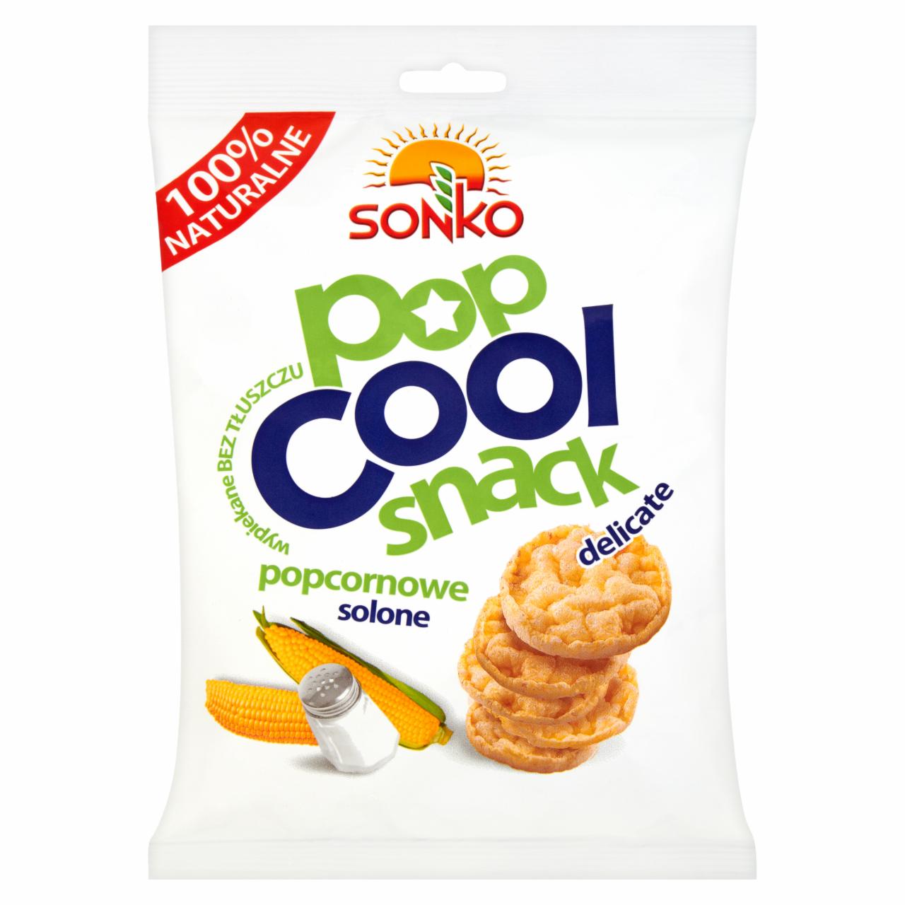 Zdjęcia - Sonko Popcool Snack delicate Sneksy popcornowe delikatne solone 60 g