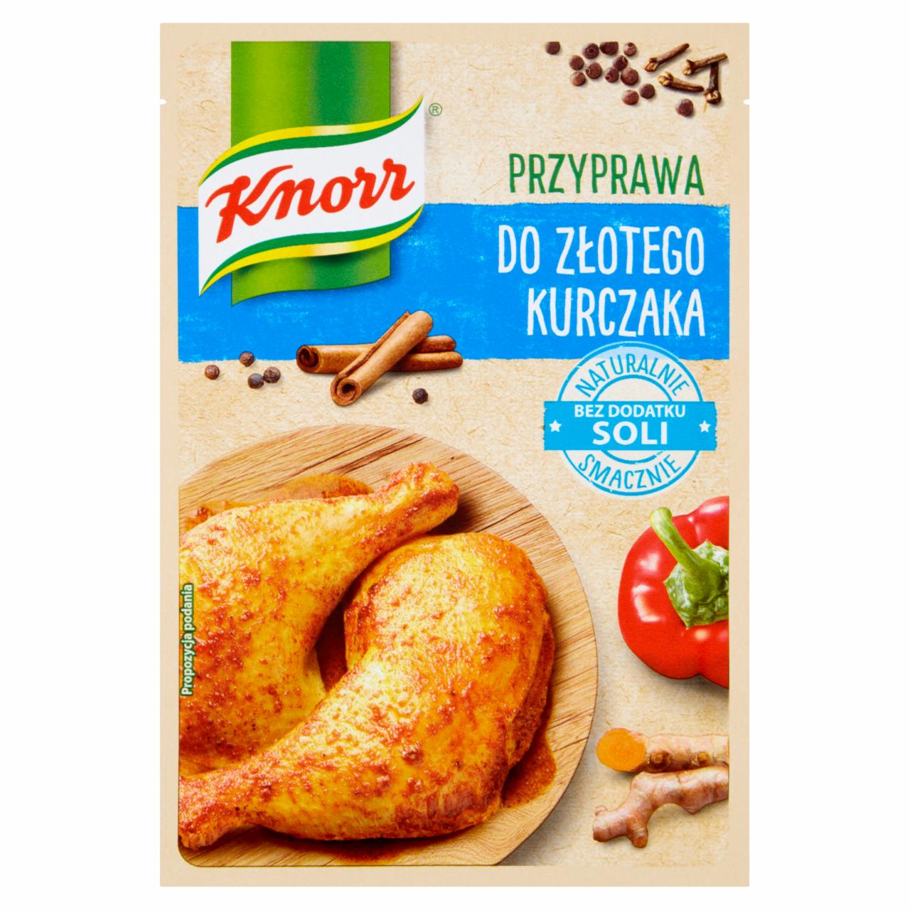 Zdjęcia - Knorr Przyprawa do złotego kurczaka 18 g