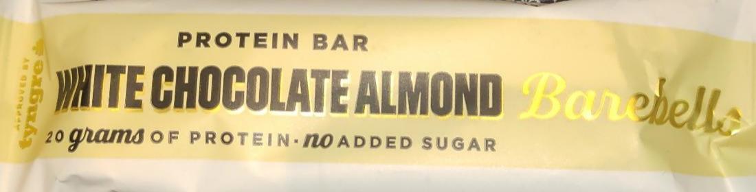 Zdjęcia - Protein bar white chocolate almond Barebells