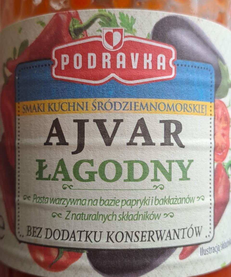 Zdjęcia - AJVAR łagodny pasta warzywna na bazie papryki i bakłażanów Podravka