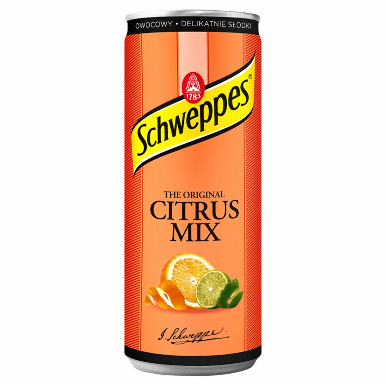 Zdjęcia - Schweppes Citrus Mix Napój gazowany 250 ml