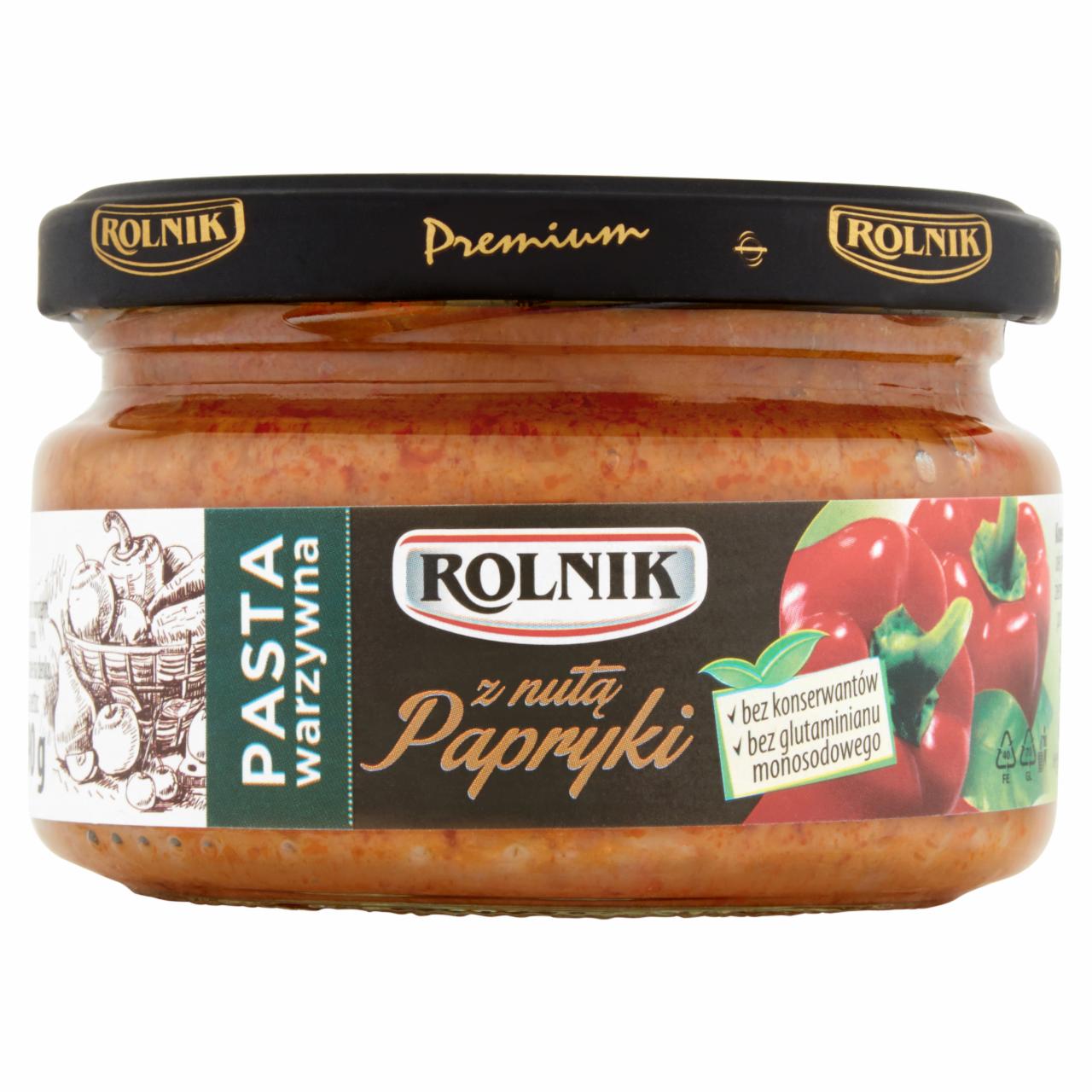 Zdjęcia - Rolnik Premium Pasta warzywna z nutą papryki 190 g
