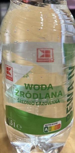 Zdjęcia - Woda Źródlana średnio gazowana K Classic