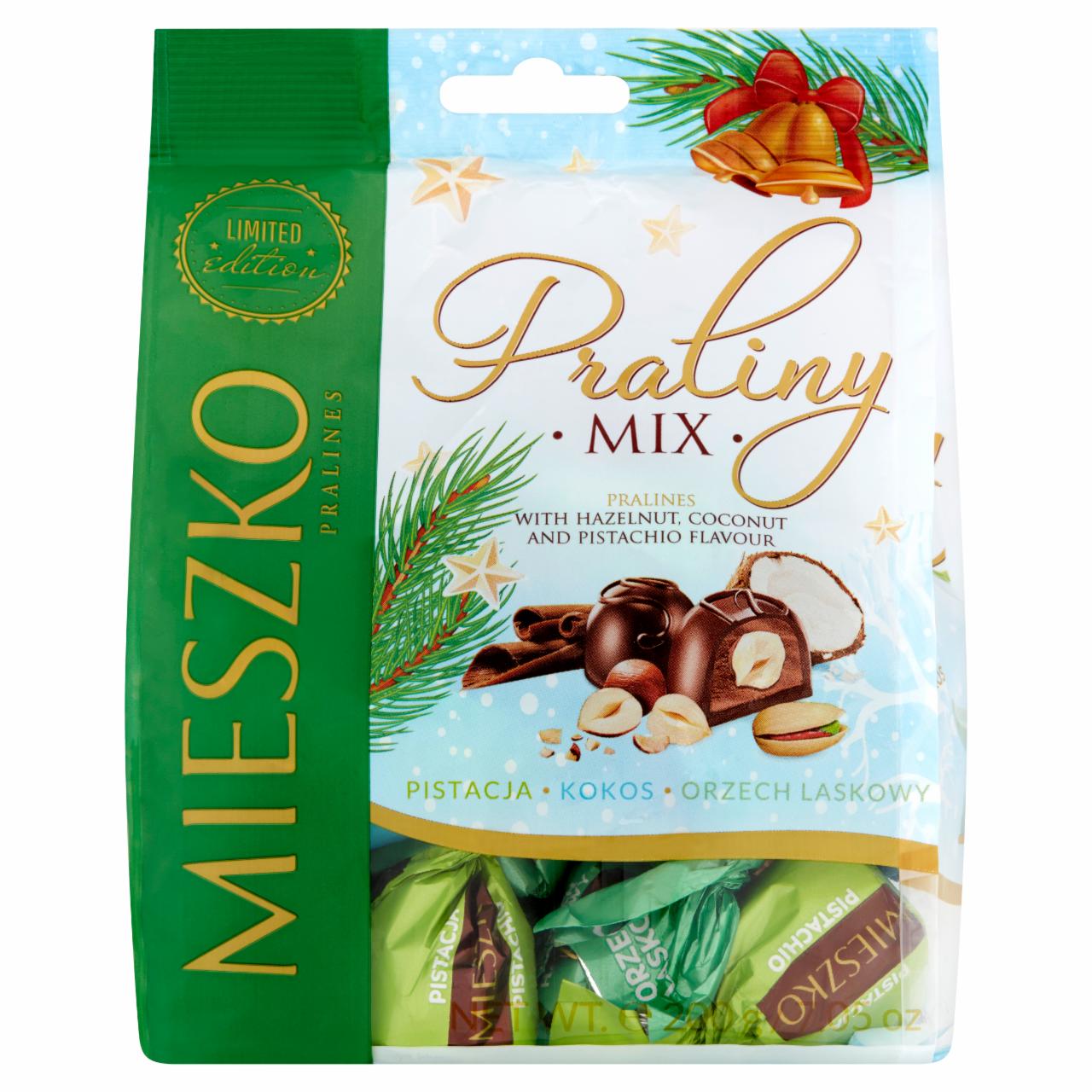 Zdjęcia - Mieszko Praliny mix pistacja kokos orzech laskowy 200 g