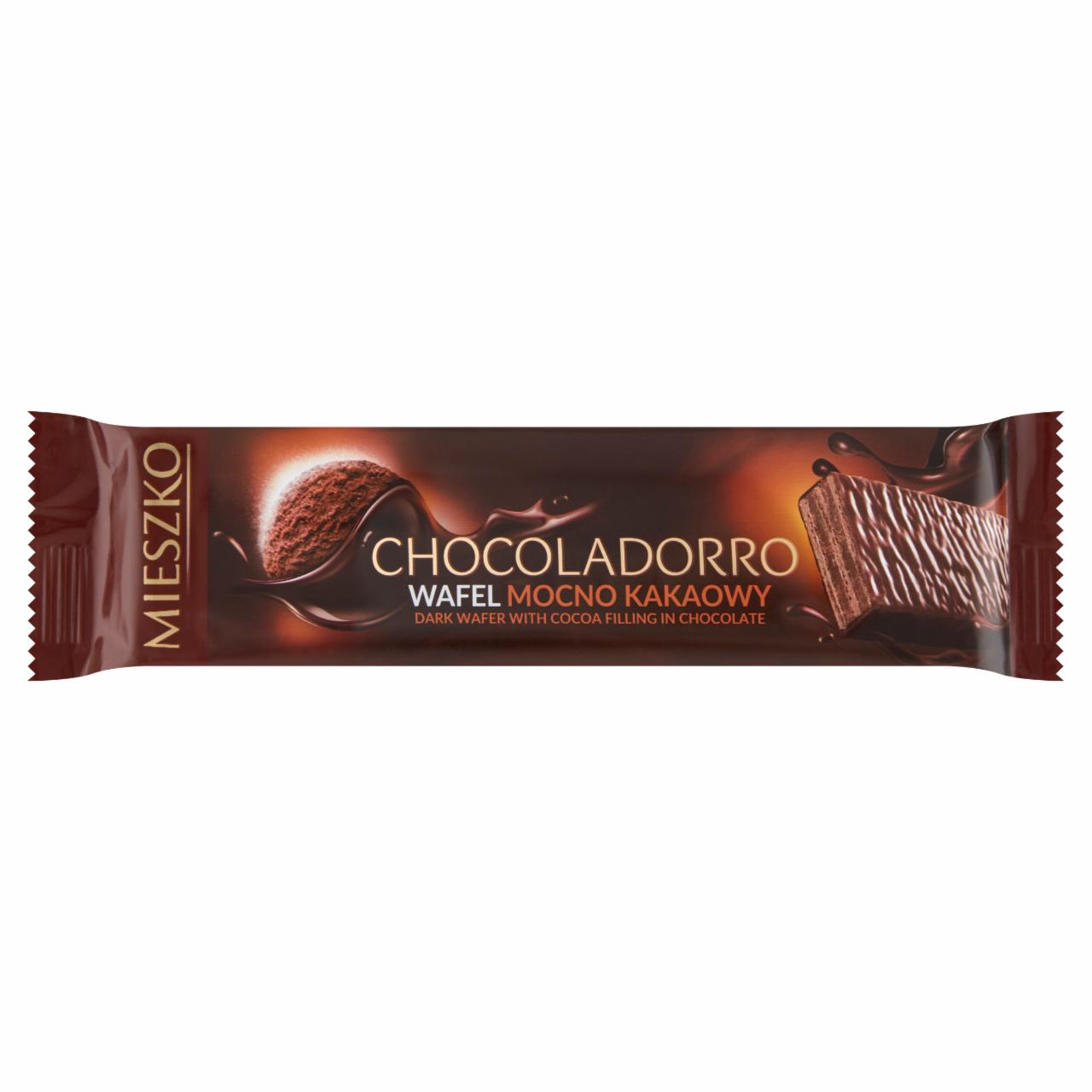 Zdjęcia - Mieszko Chocoladorro Wafel mocno kakaowy 34 g