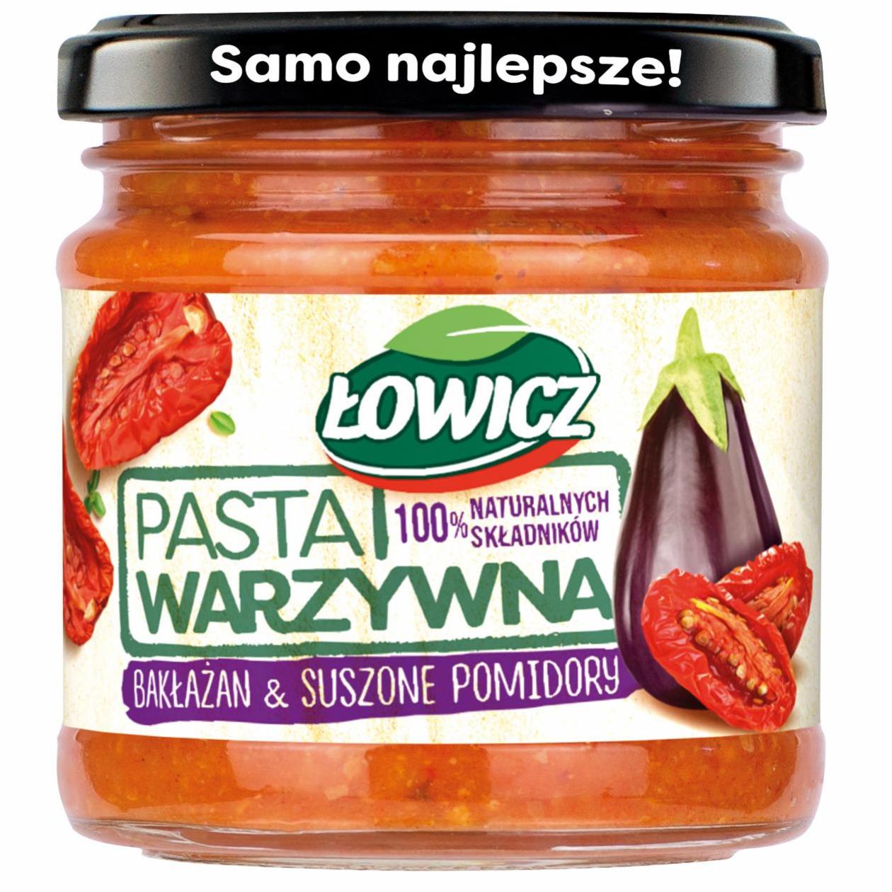 Zdjęcia - Pasta warzywna bakłażan & suszone pomidory Łowicz