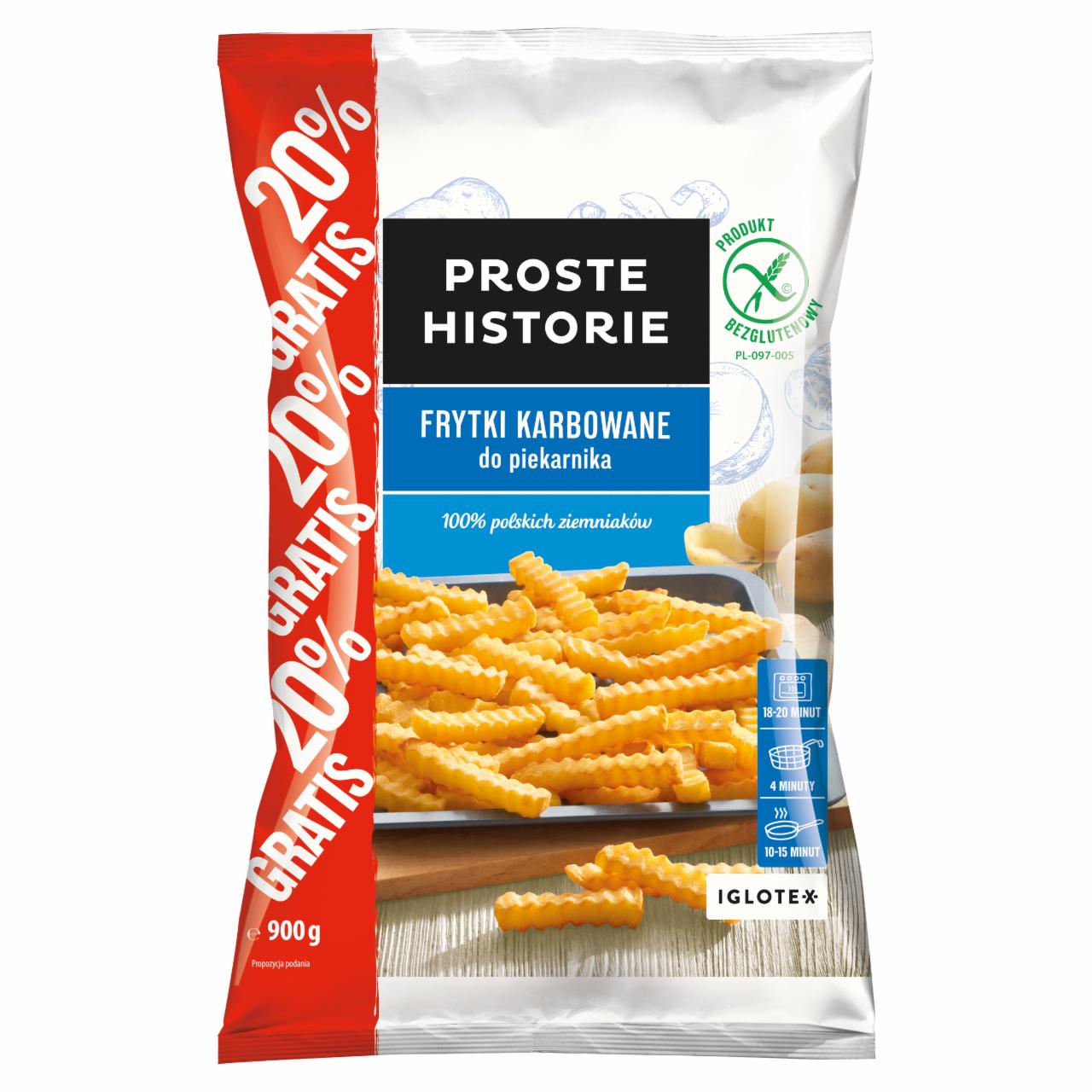 Zdjęcia - Proste Historie Frytki karbowane do piekarnika 900 g