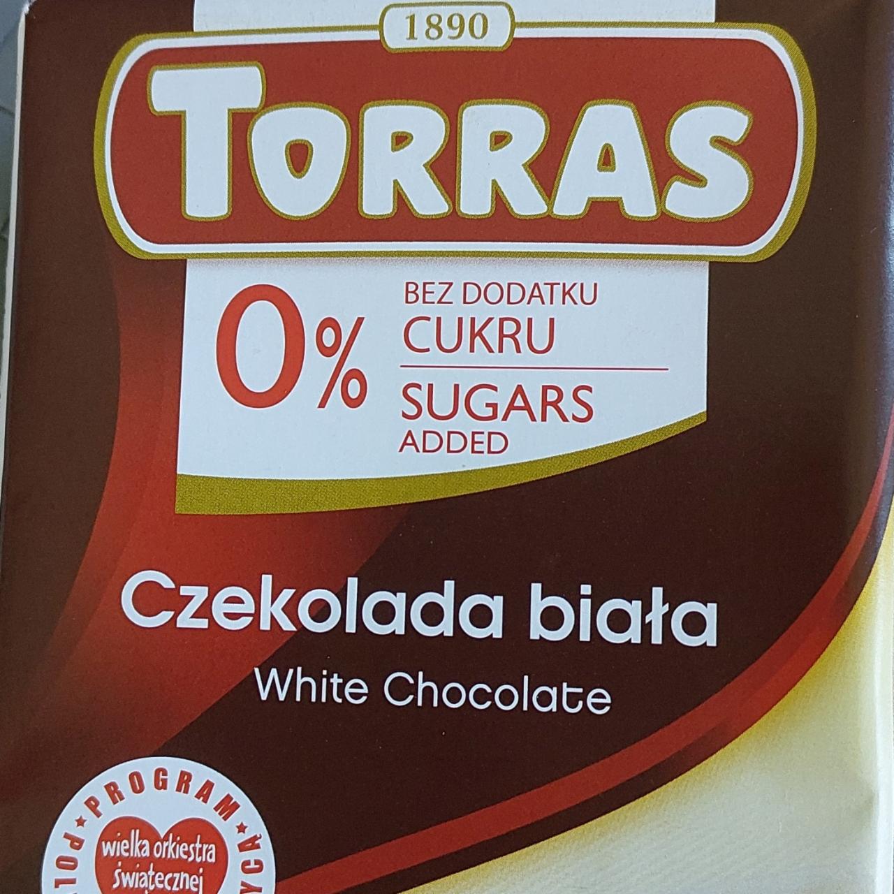 Zdjęcia - Czekolada biała bez cukru Torras