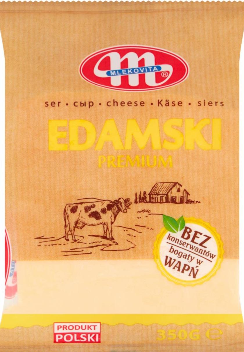 Zdjęcia - Mlekovita Ser Edamski premium 350 g