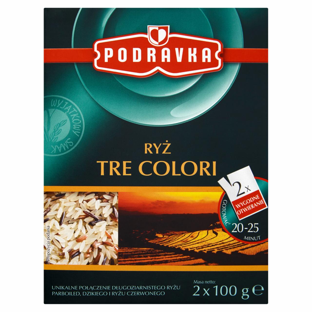 Zdjęcia - Podravka Ryż Tre Colori 200 g (2 torebki)