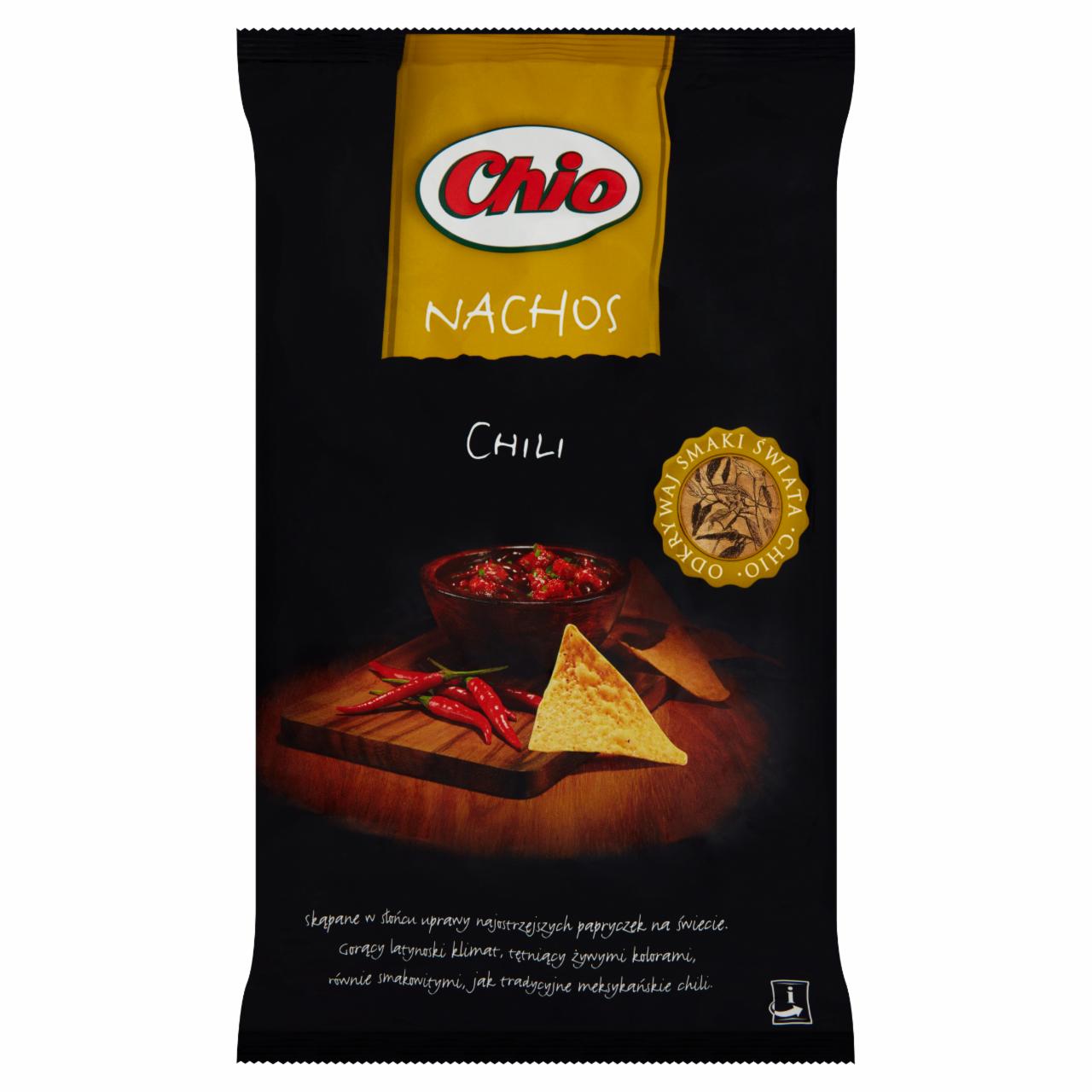 Zdjęcia - Chio Nachos Chili Chipsy kukurydziane 190 g