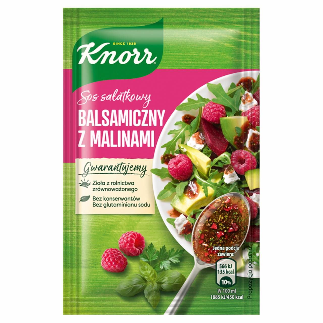 Zdjęcia - Knorr Sos sałatkowy balsamiczny z malinami 7,5 g