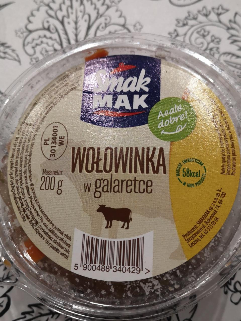 Zdjęcia - Wołowinka w galaretce Smak mak