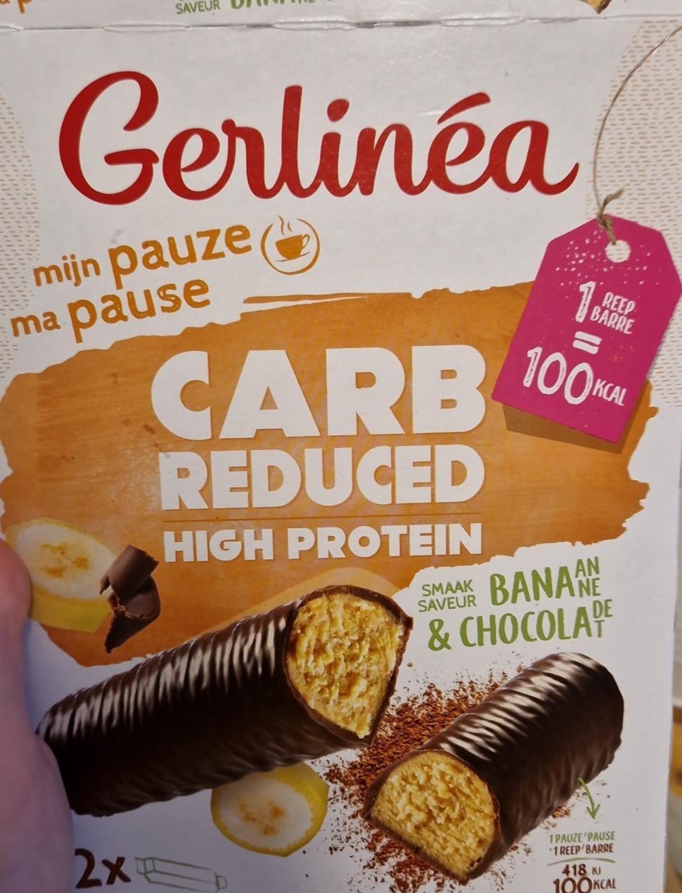 Zdjęcia - Carb reduced High protein smaak saveur Banane & Chocolat Gerlinéa