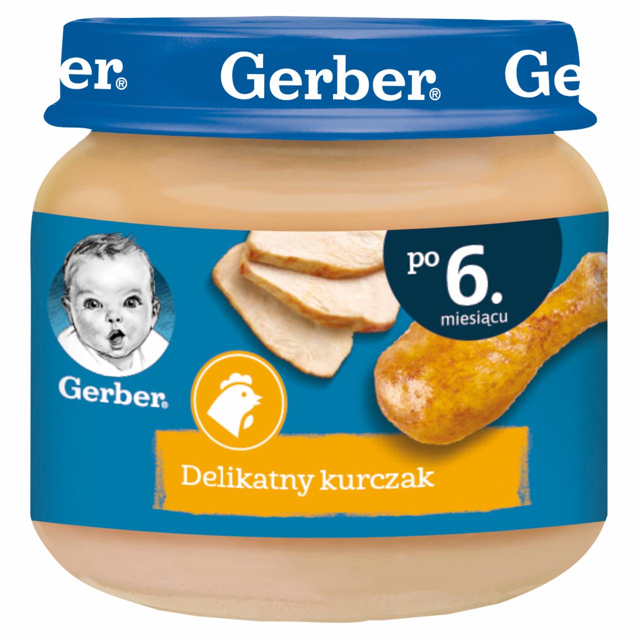 Zdjęcia - Gerber Delikatny kurczak dla niemowląt po 6. miesiącu 80 g