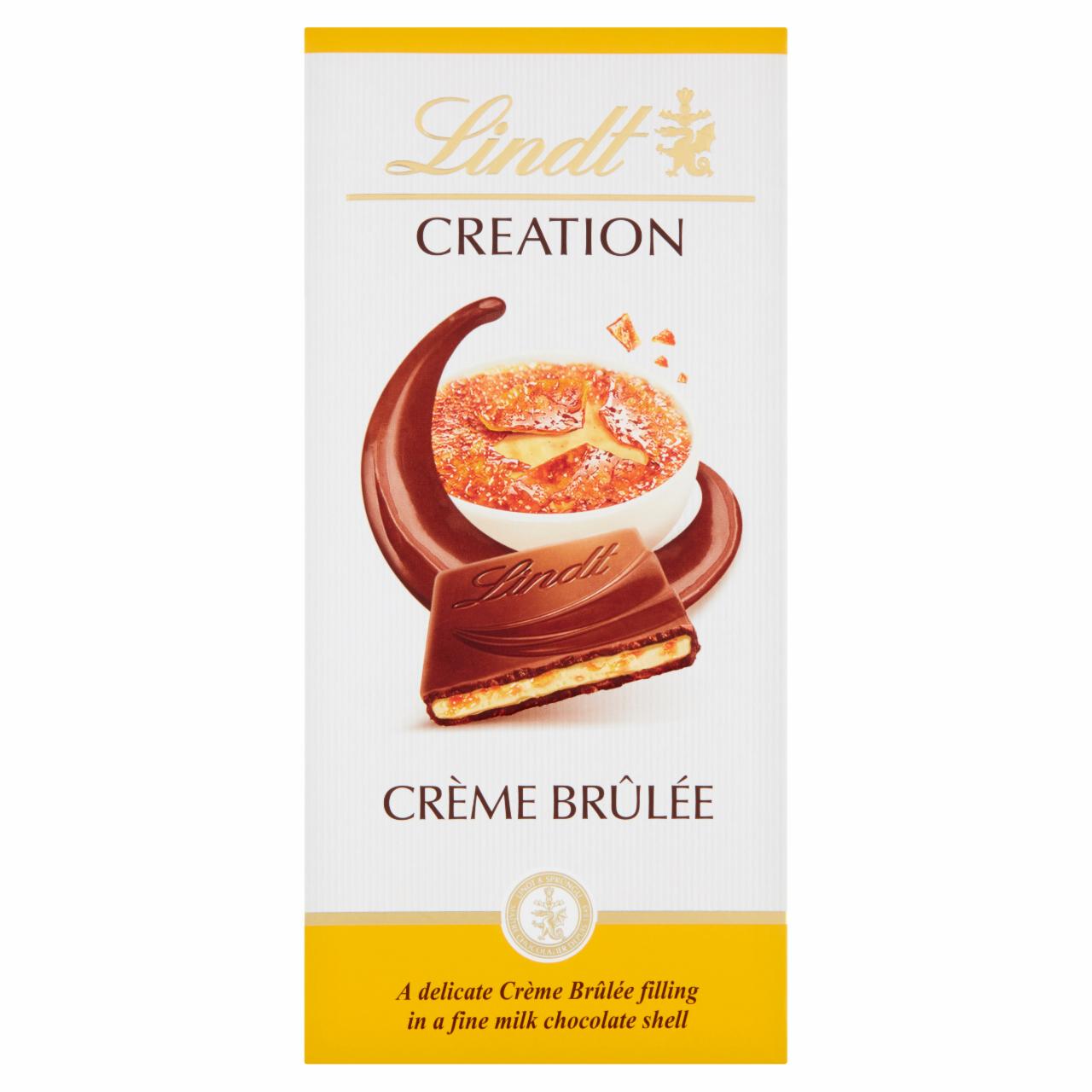 Zdjęcia - Lindt Creation Czekolada mleczna z nadzieniem mlecznym i kawałkami cukru karmelizowanego 150 g