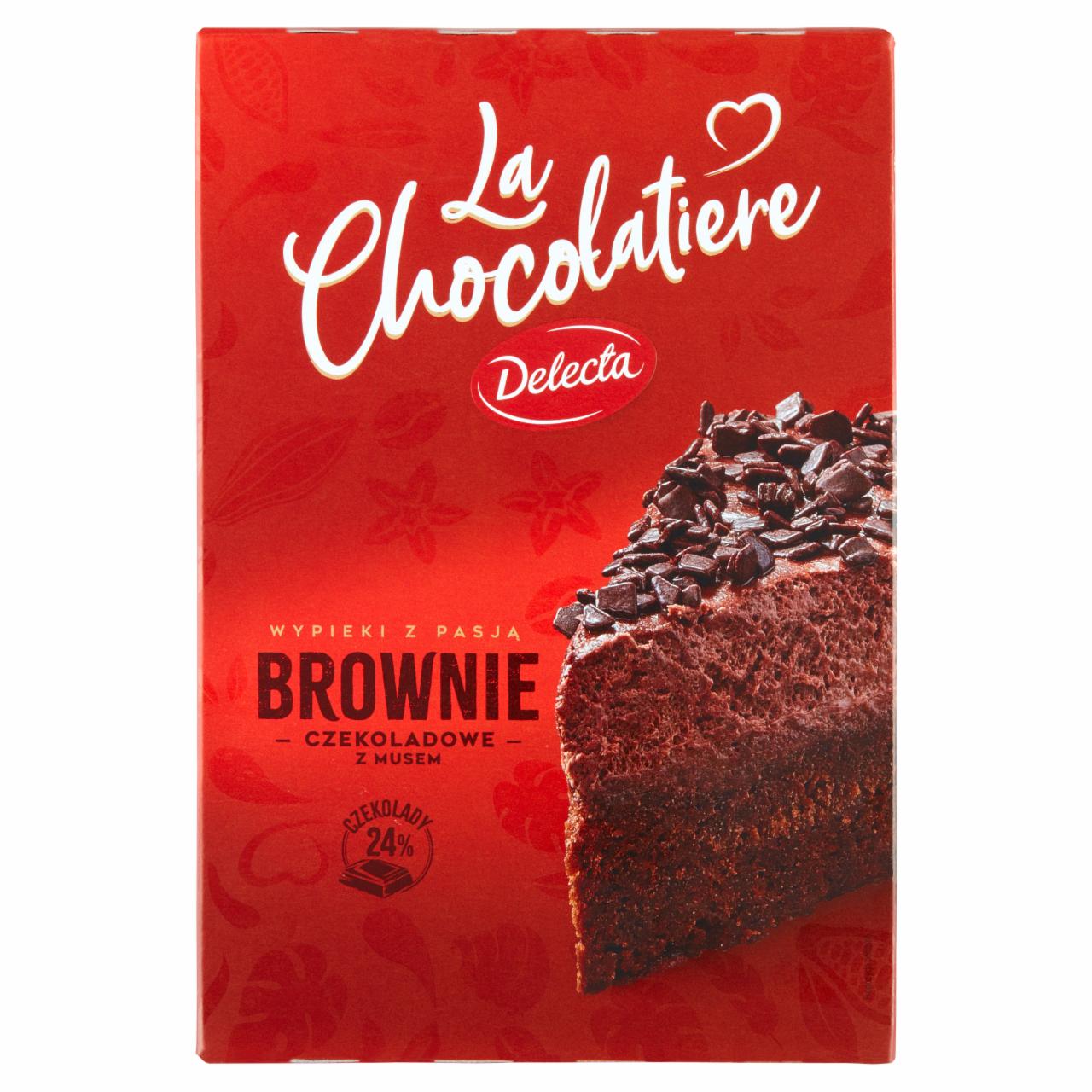 Zdjęcia - Delecta La Chocolatiere Brownie czekoladowe z musem mieszanka do wypieku ciasta 463 g