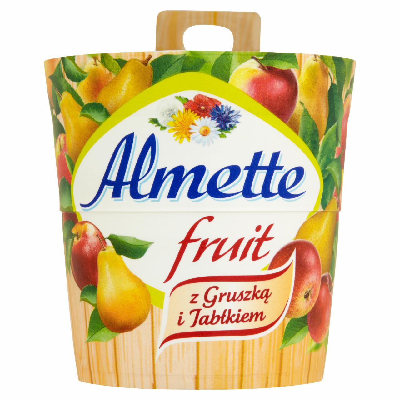 Zdjęcia - Almette Fruit z gruszką i jabłkiem Puszysty serek twarogowy 150 g