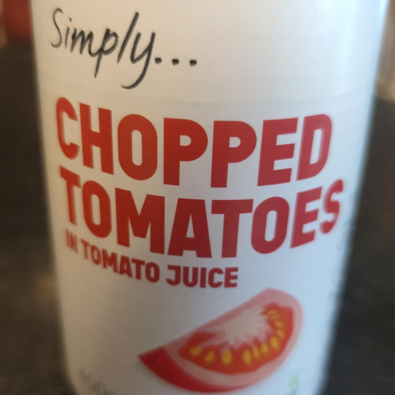 Zdjęcia - chopped tomatoes lidl Simply