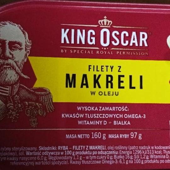 Zdjęcia - Filety z makreli w oleju King Oskar
