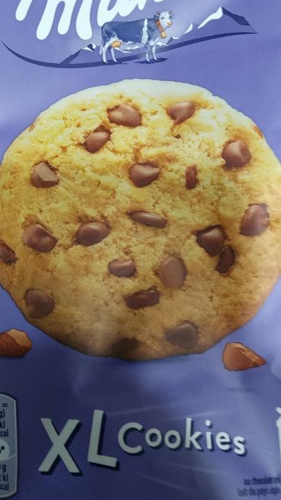 Zdjęcia - XL Cookies Choco Ciastka z kawałkami czekolady mlecznej 184 g Milka