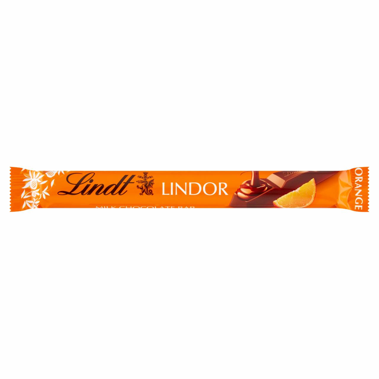 Zdjęcia - Lindt Lindor Czekolada gorzka z delikatnie rozpływającym się nadzieniem pomarańczowym 38 g