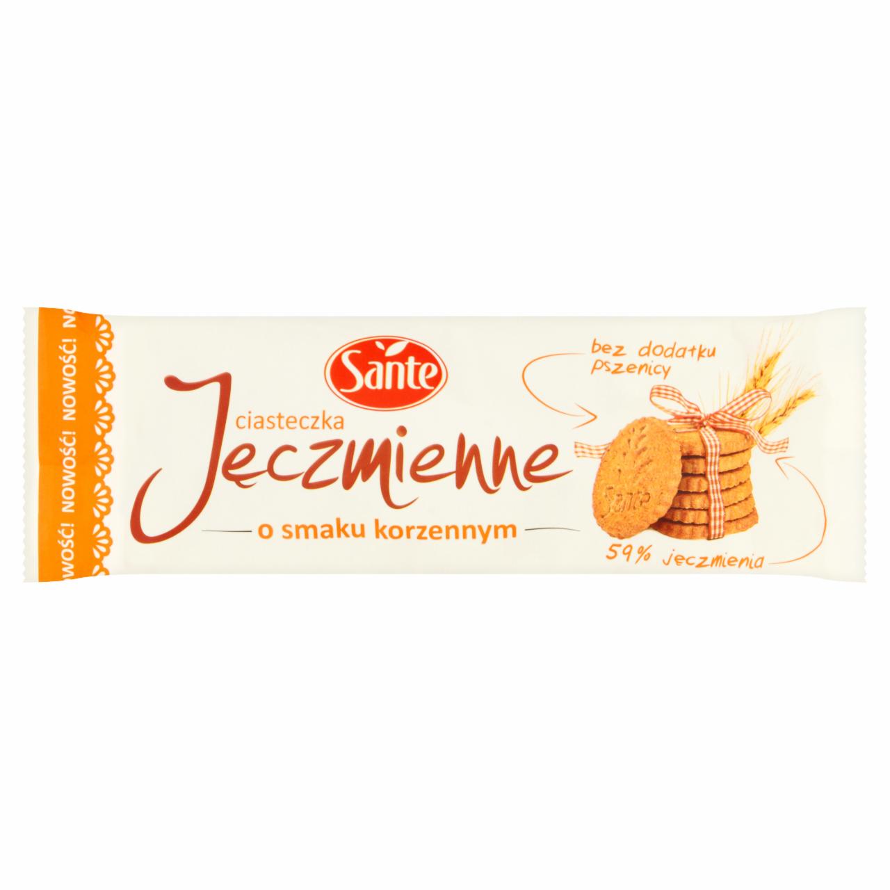 Zdjęcia - Sante Ciasteczka jęczmienne o smaku korzennym 148 g