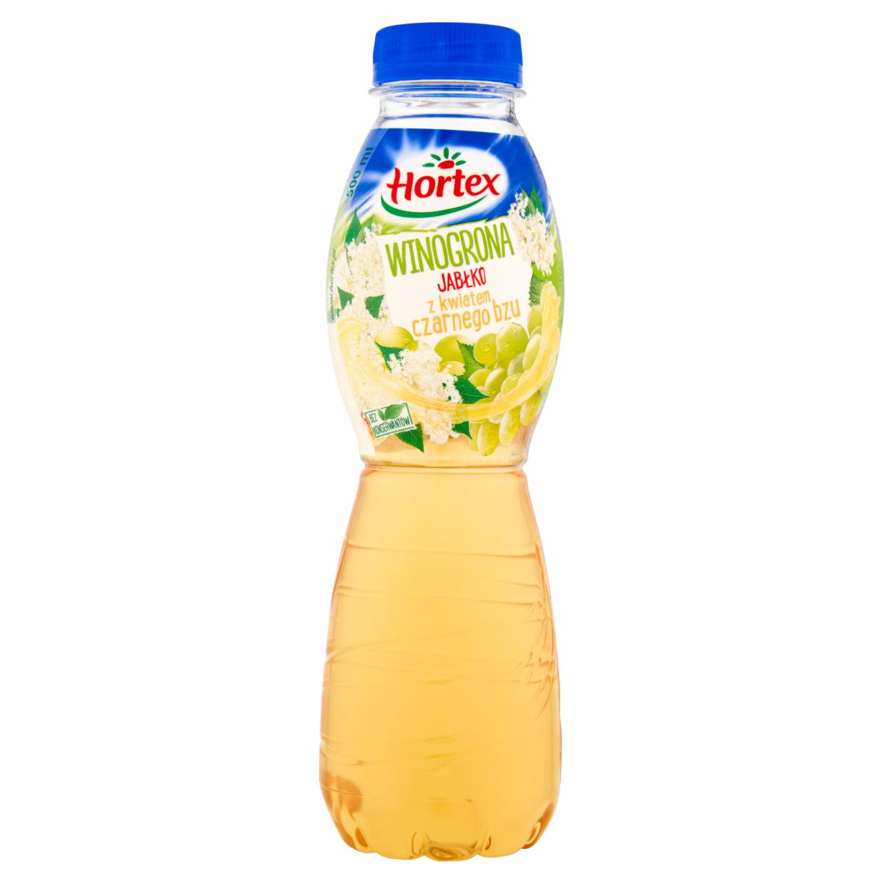 Zdjęcia - Hortex Winogrona jabłko z kwiatem czarnego bzu Napój 500 ml