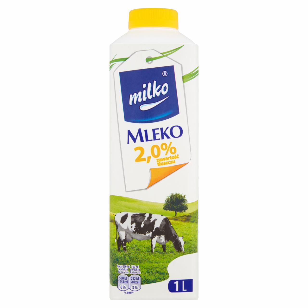 Zdjęcia - Milko Mleko 2,0% 1 l