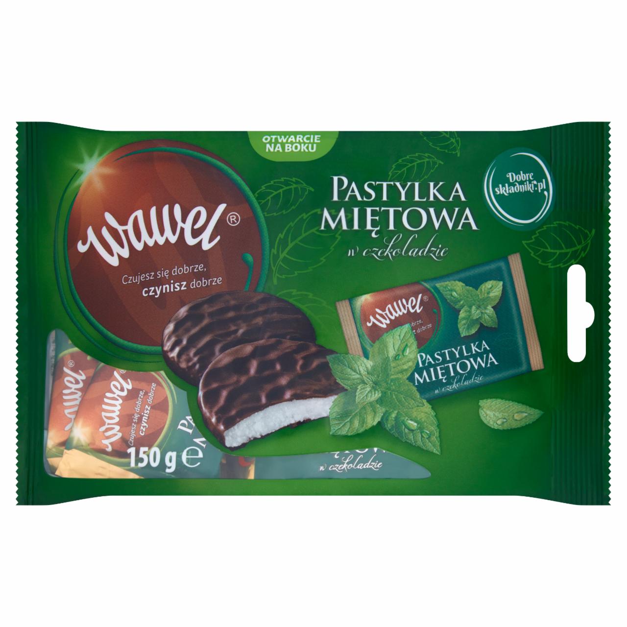 Zdjęcia - Wawel Pastylka miętowa w czekoladzie 150 g