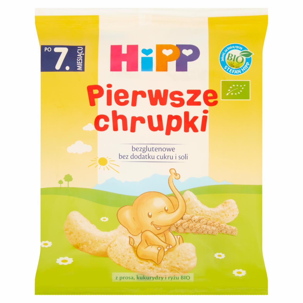 Zdjęcia - HiPP BIO Pierwsze chrupki po 7. miesiącu 30 g