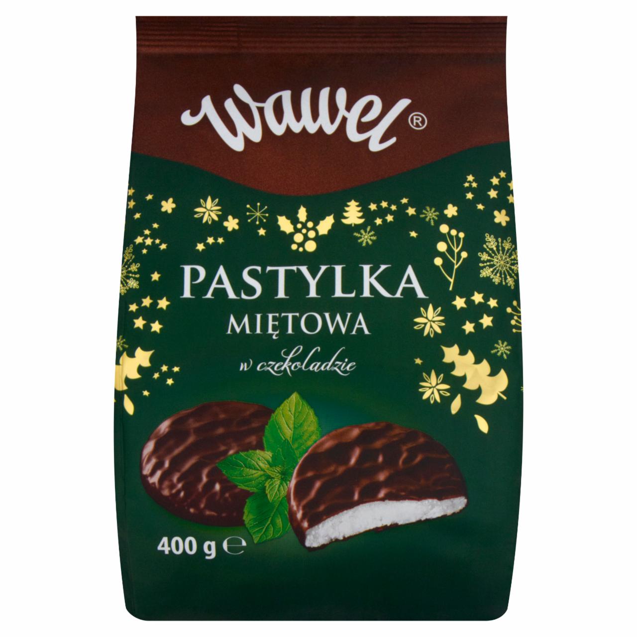 Zdjęcia - Wawel Pastylka miętowa w czekoladzie 400 g