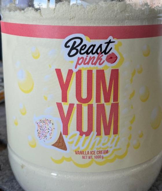 Zdjęcia - Yum yum whey vanilla ice cream Beast pink