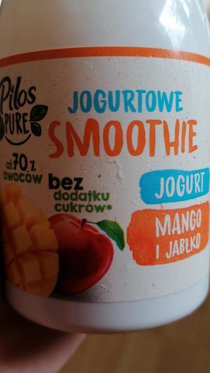 Zdjęcia - Jogurtowe smoothie mango i jabłko Pilos pure