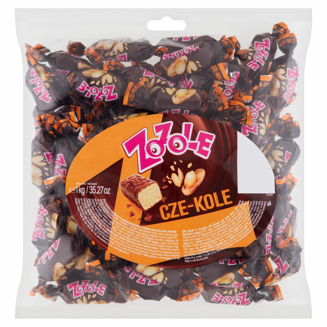 Zdjęcia - Zozole Cze-kole Cukierki w czekoladzie z orzeszkami arachidowymi i płatkami pszennymi 1 kg