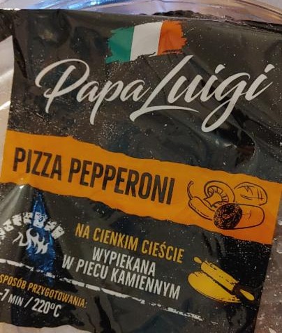Zdjęcia - Papa Luigi Pizza pepperoni 400 g