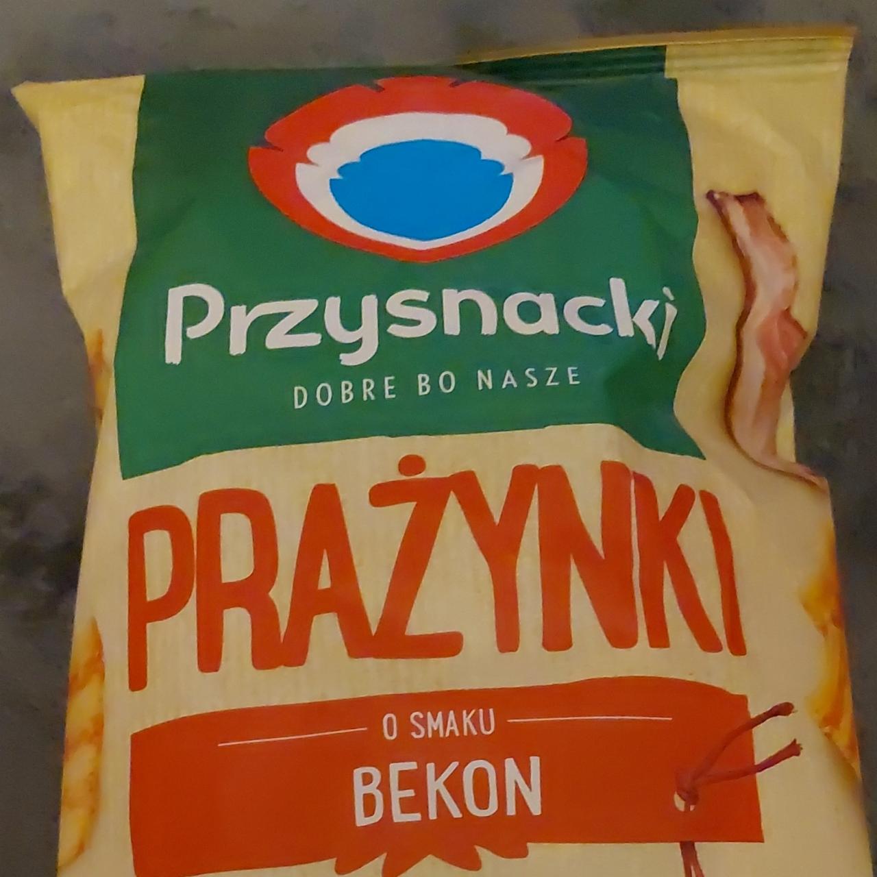 Zdjęcia - Prażynki o smaku bekon 65 g Przysnacki