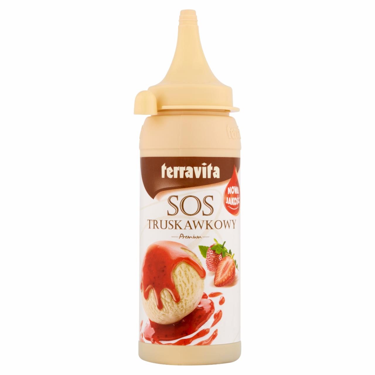 Zdjęcia - Terravita Premium Sos truskawkowy 200 g