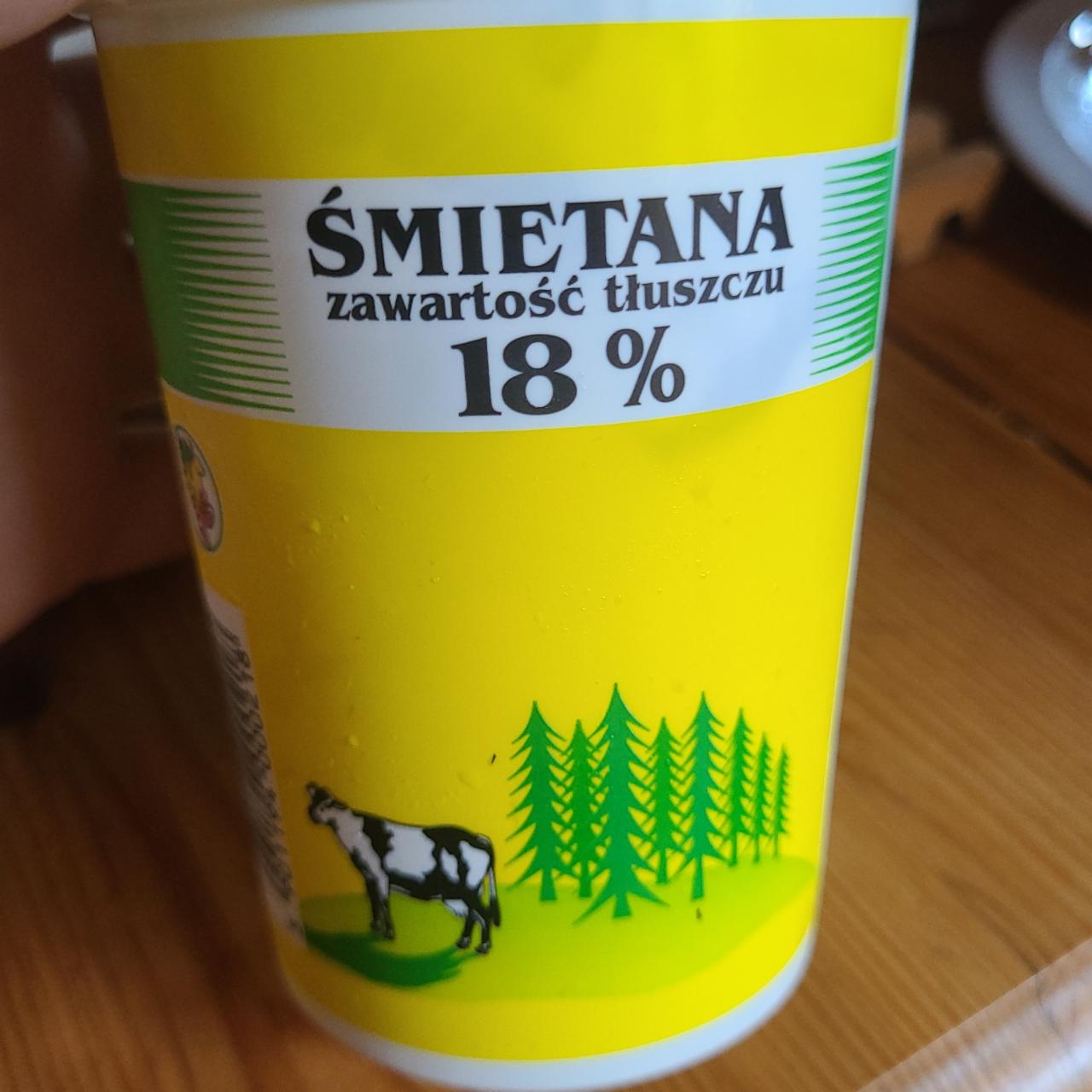 Zdjęcia - śmietanka 18% Mlekpol