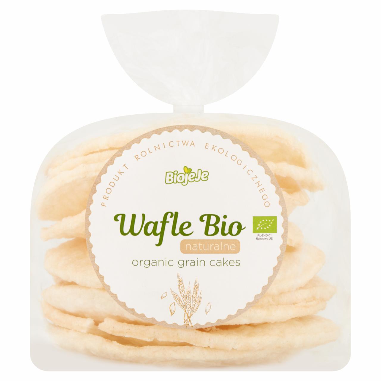 Zdjęcia - BiojeJe Wafle bio naturalne 49 g